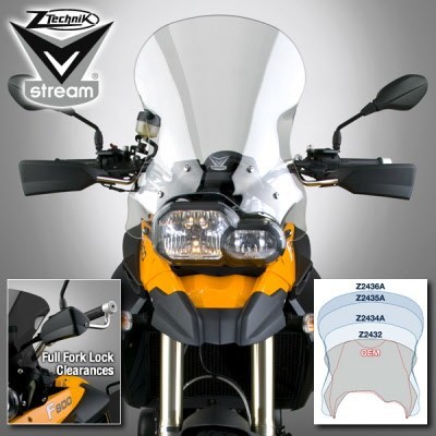 Tuulisuoja ZTechnik VStream Touring Tall, F650GS 08-/F800GS