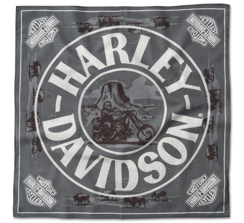 Harley-Davidson Sturgis Bandana – Dark Grey – 97749-24VM