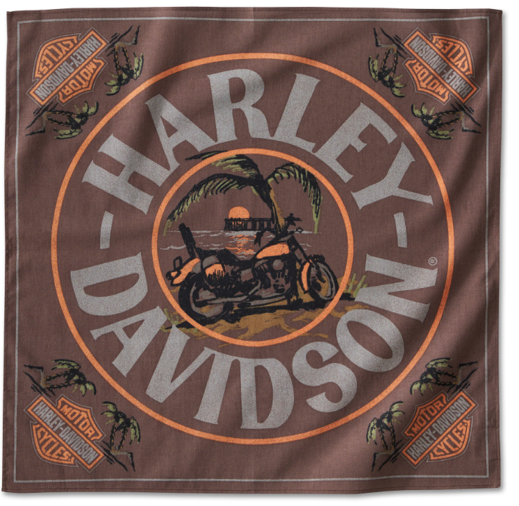Harley-Davidson Daytona Bandana – Brown – 97750-24VM