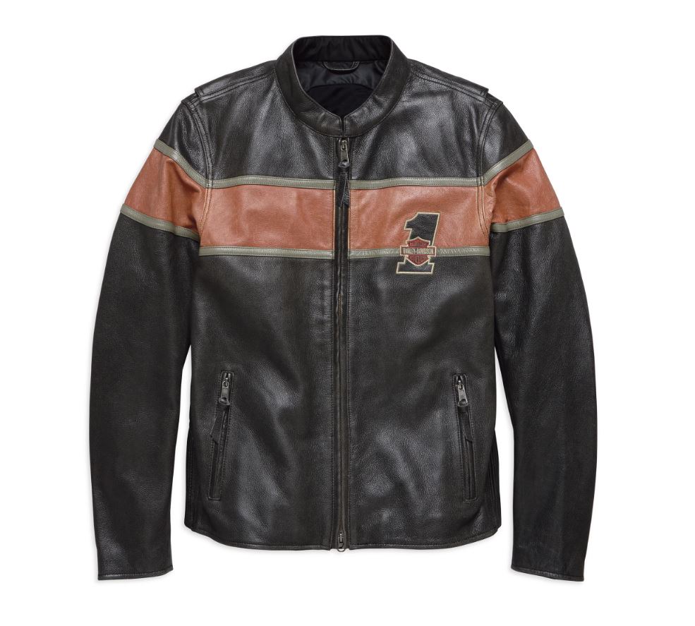 Harley-Davidson Men’s Victory Lane CE-Certified Leather Jacket