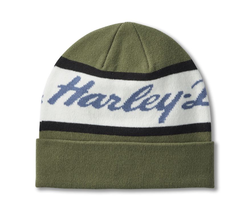 Harley-Davidson H-D Script Beanie – Grape Leaf