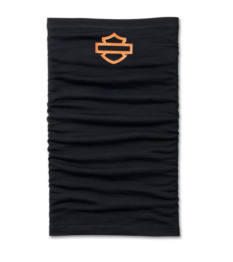 Harley-Davidson Bar & Shield Merino Neck Gaiter – Harley Black