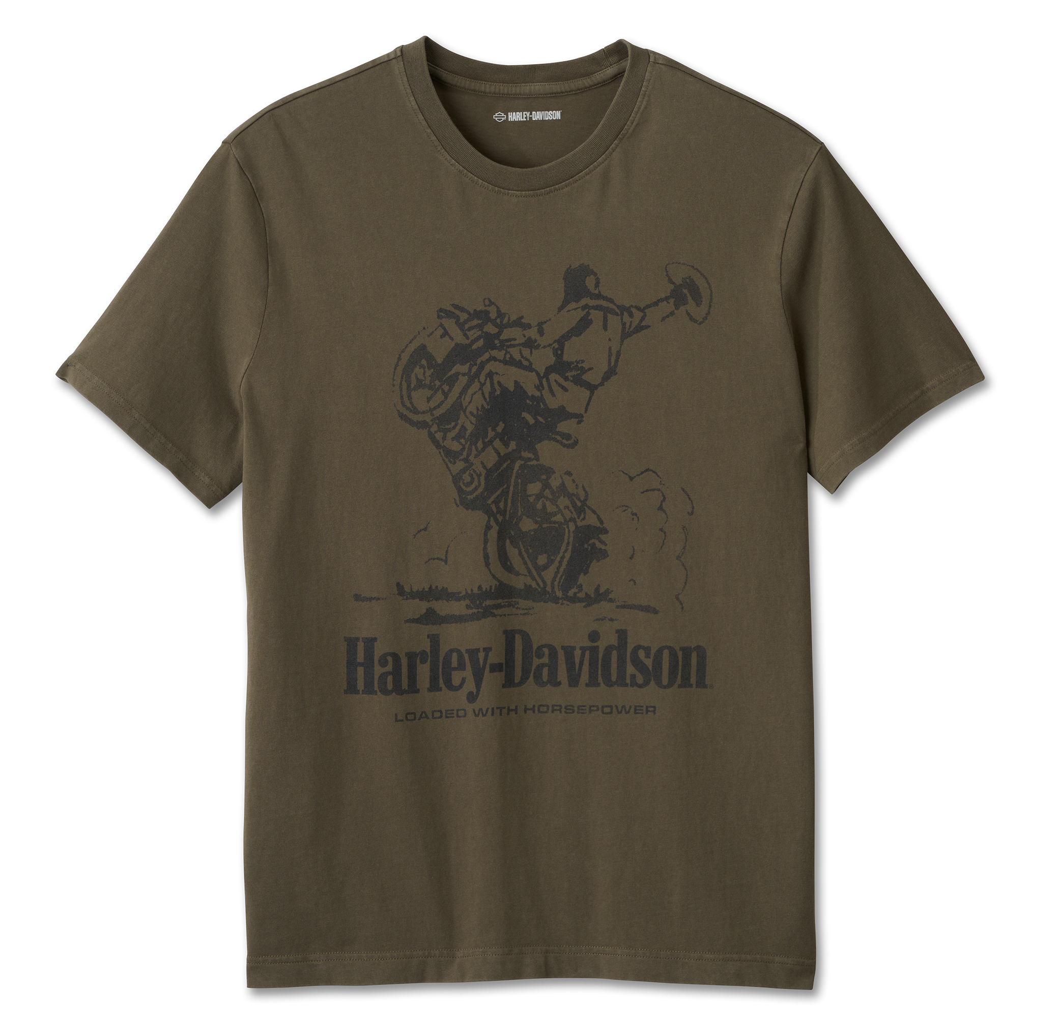 Harley-Davidson men´s T-Shirt Cowboy Graphic green