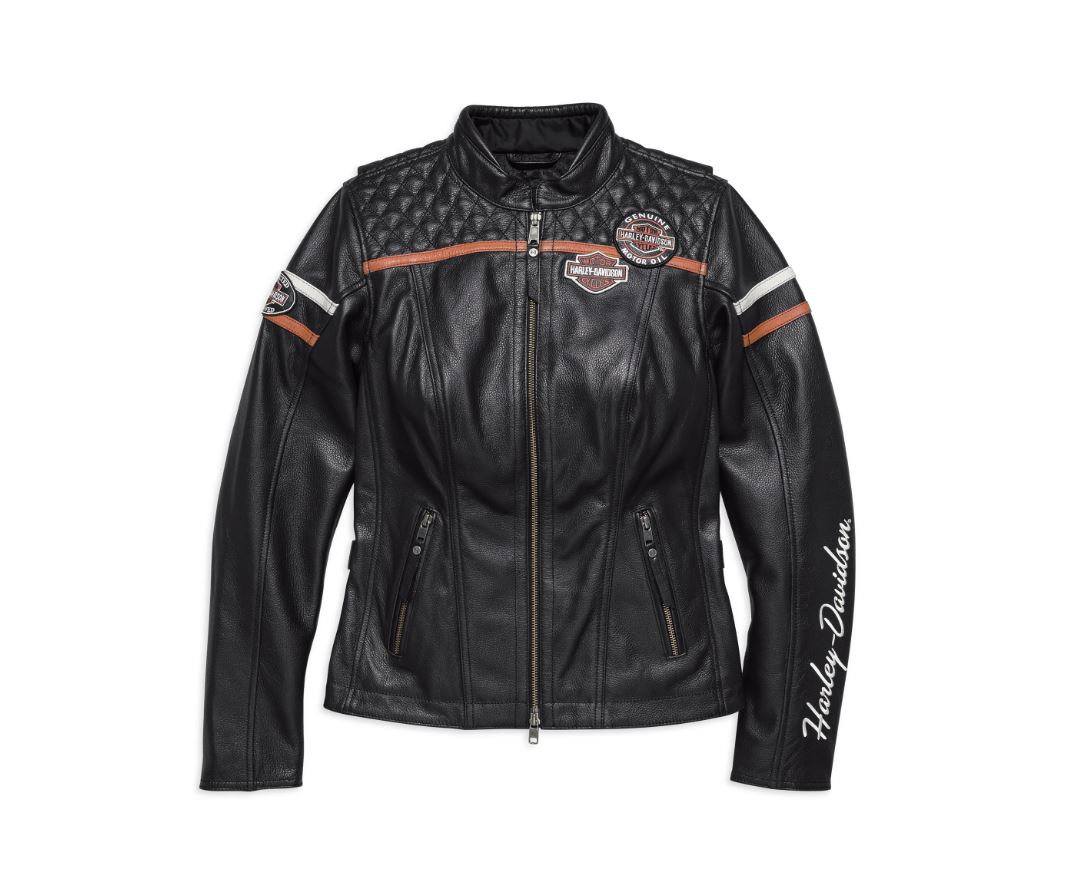 Harley-Davidson Women’s Miss Enthusiast CE-Certified Leather Jacket